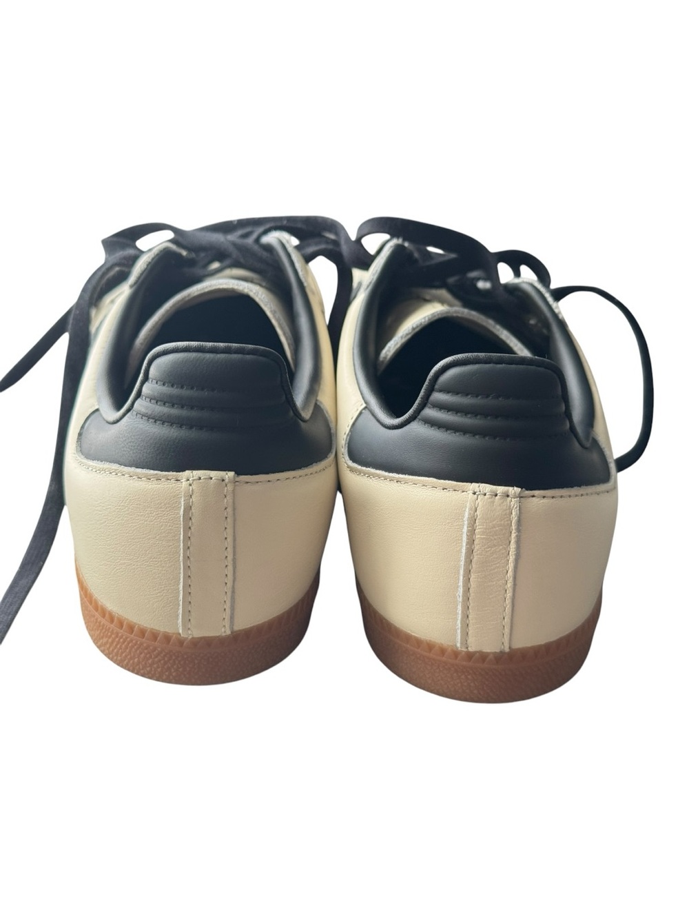 Adidas Samba OG Cream Black Gum Leather Sneakers Unisex US Men’s 10 Women’s 11 - Picture 5 of 8